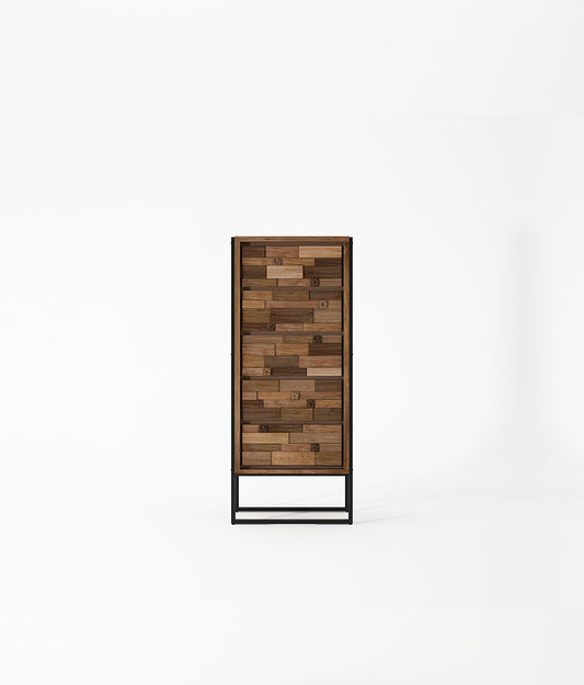 CARV'N IN BLACK Tall Chest w/ 5 Drawers