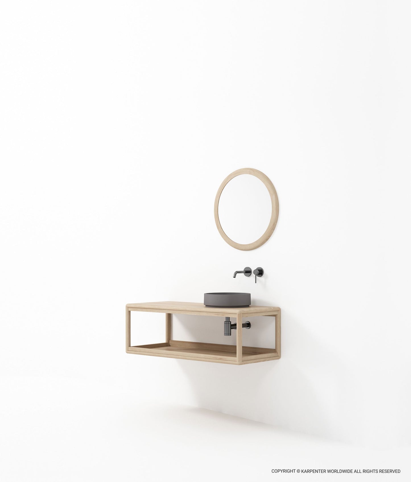 DAEK Hanging Basin Cabinet