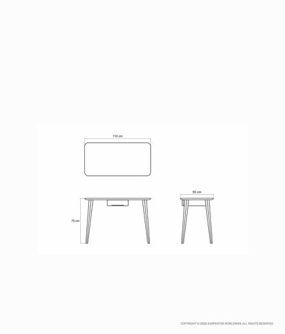 DOMANI Desk With Drawer