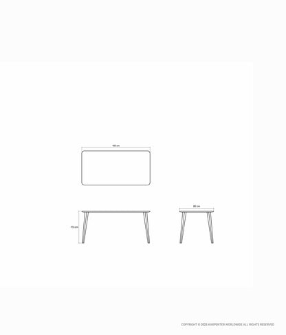DOMANI Dining Table 160