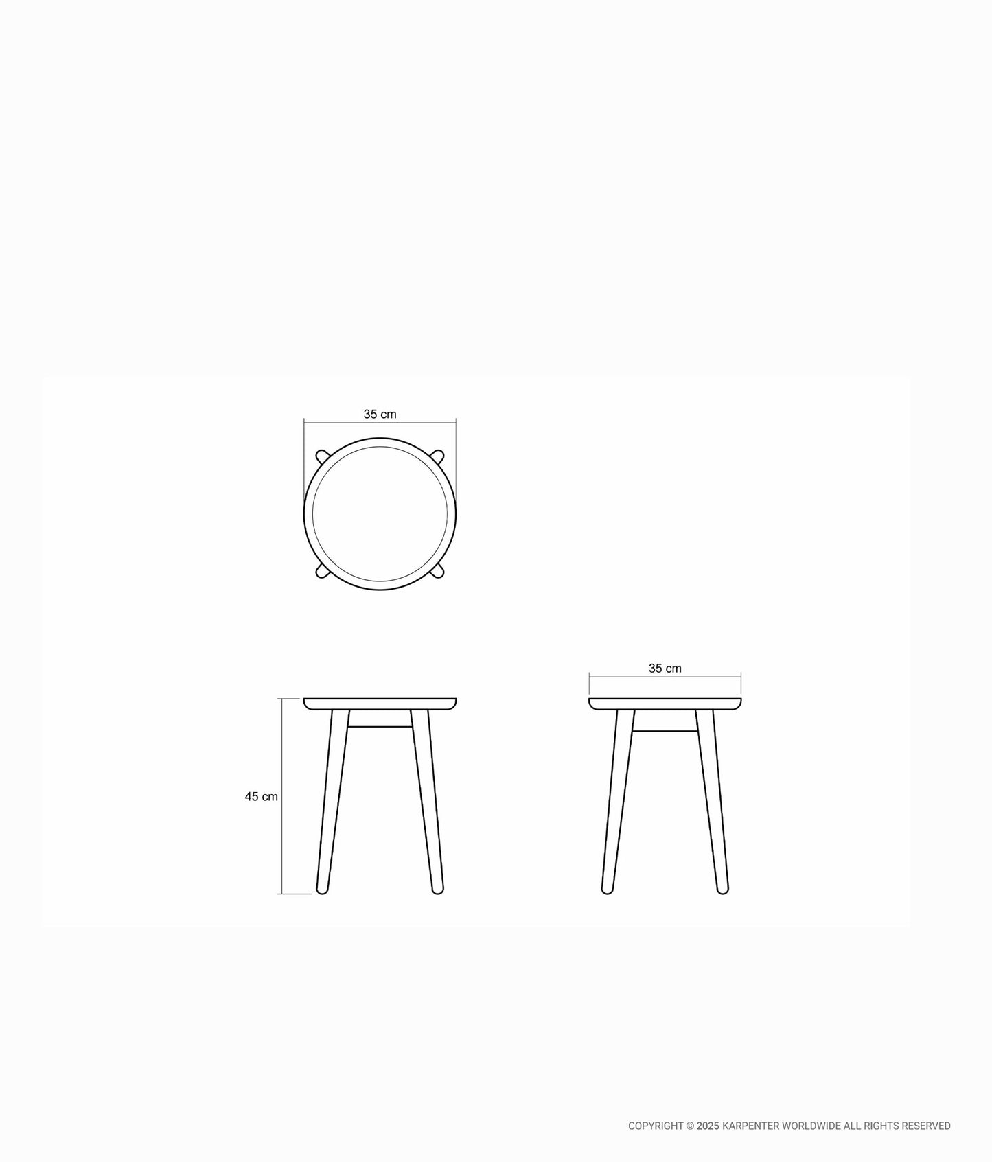 EAST Round Side Table
