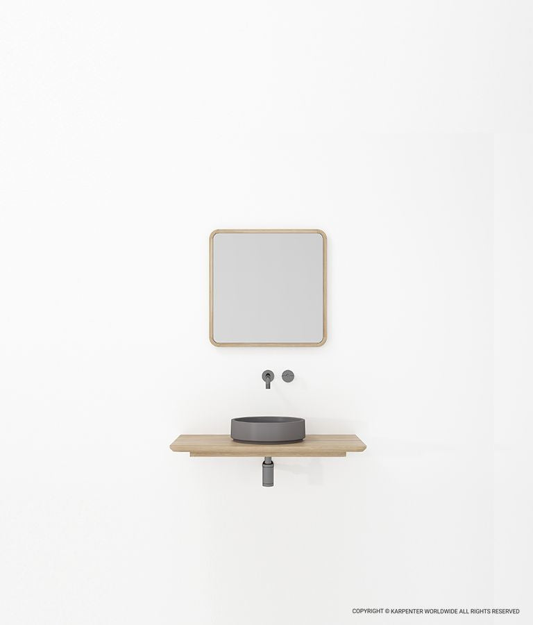East Bath Square Hanging Mirror