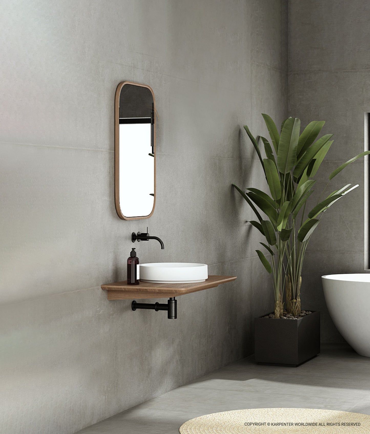 East Bath Rectangular Hanging Mirror