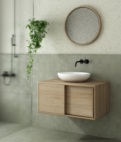East Bath Round Hanging Mirror