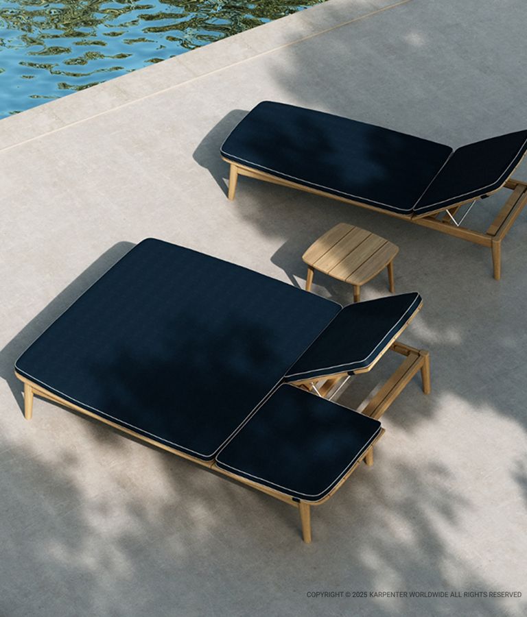 GRASSHOPPER OUTDOOR Doubel Sunbed