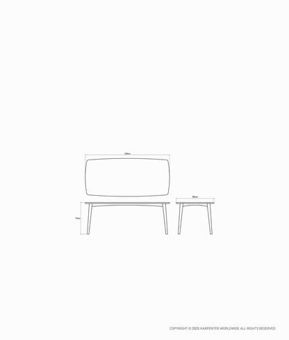 GRASSHOPPER Rectangular Dining Table 200