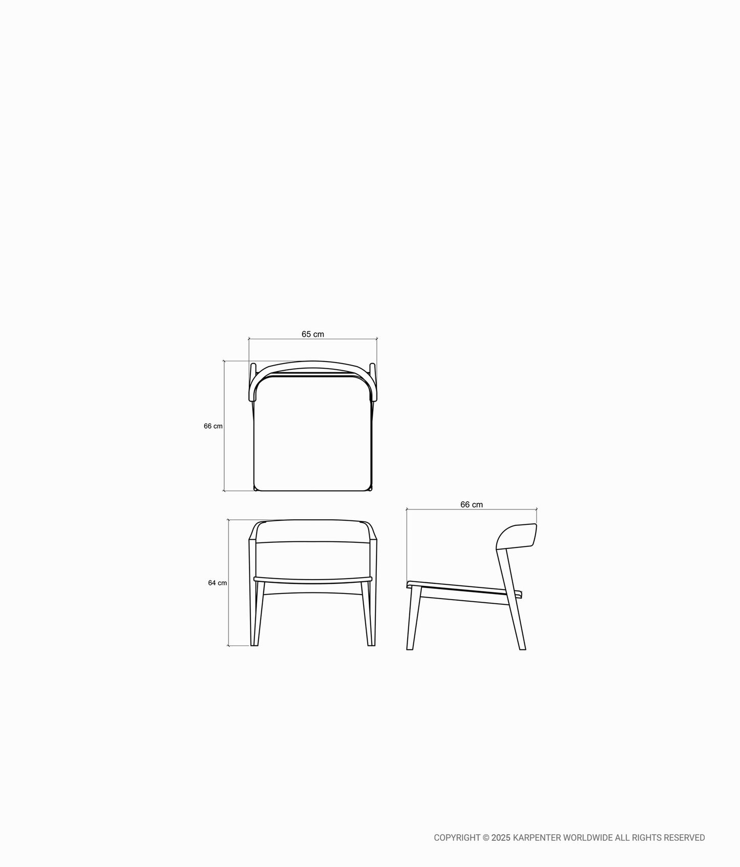 GRASSHOPPER Easy Chair Without Arm