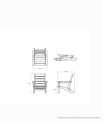 IDLE MOOSE Folding Armchair