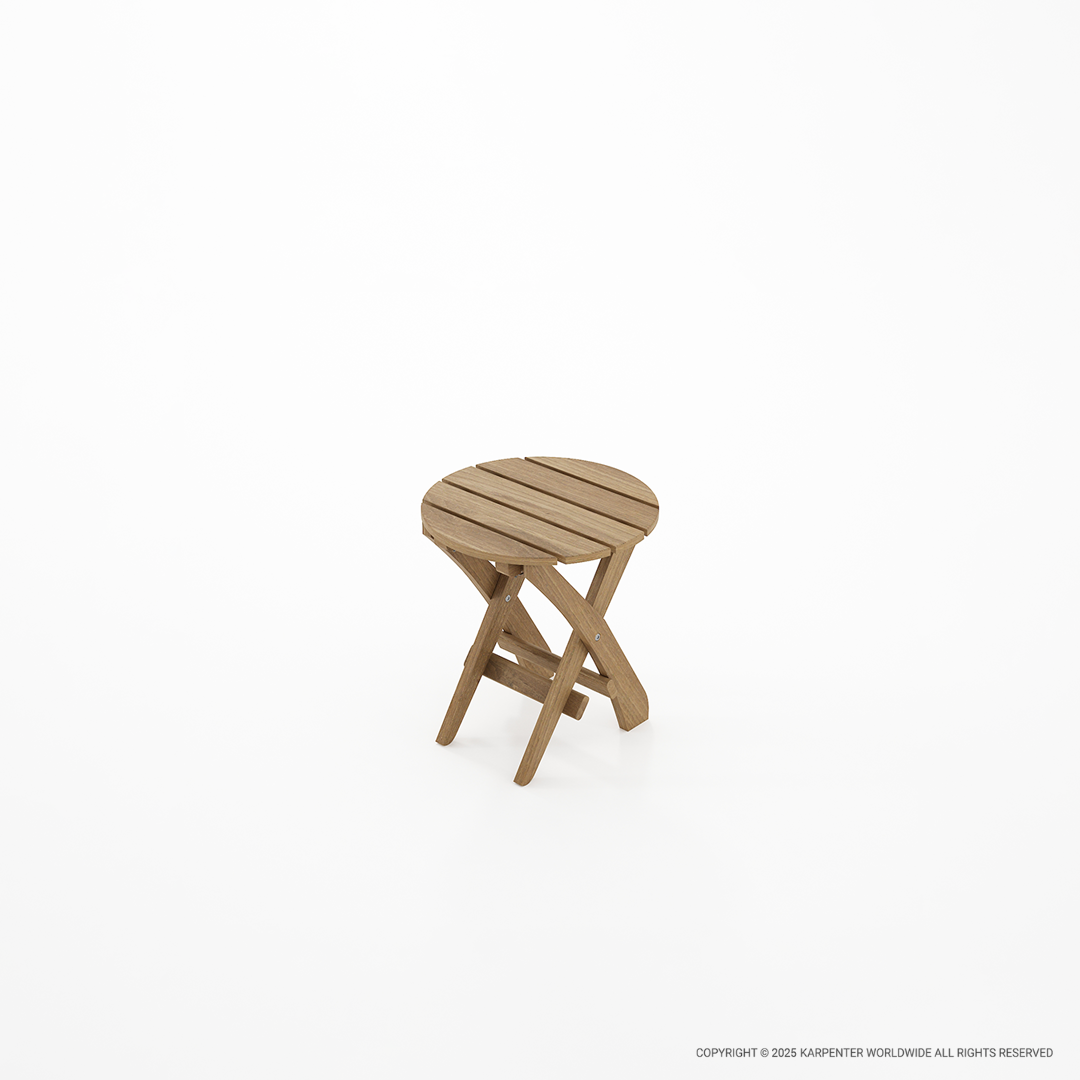 IDLE MOOSE Folding Round Side Table