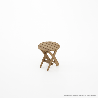 IDLE MOOSE Folding Round Side Table