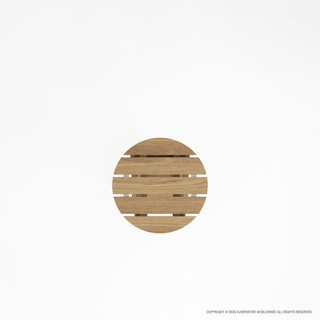 IDLE MOOSE Folding Round Side Table