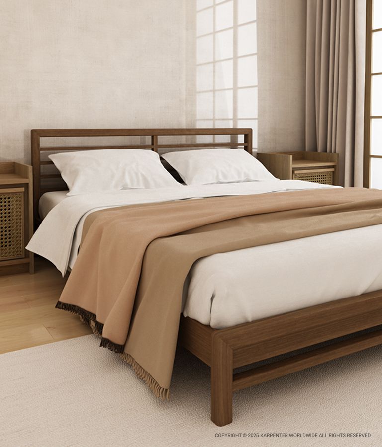 JUN Queen Size Bed