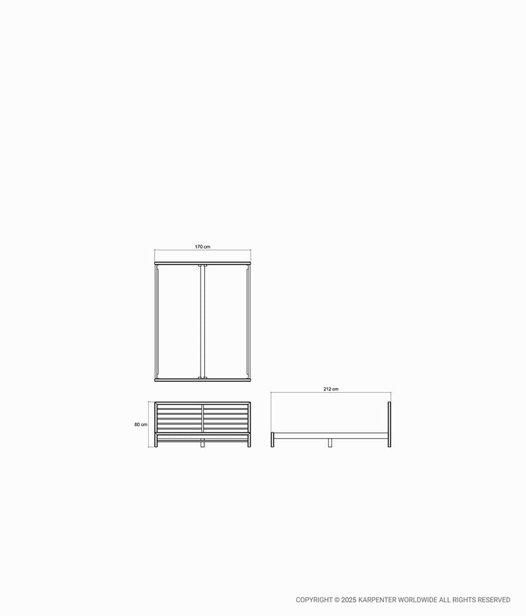 JUN Queen Size Bed