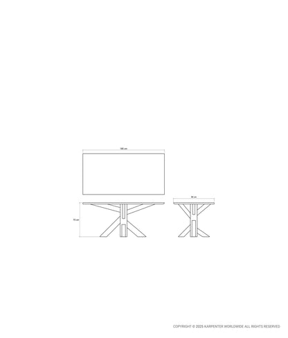 KI Rectangular Dining Table