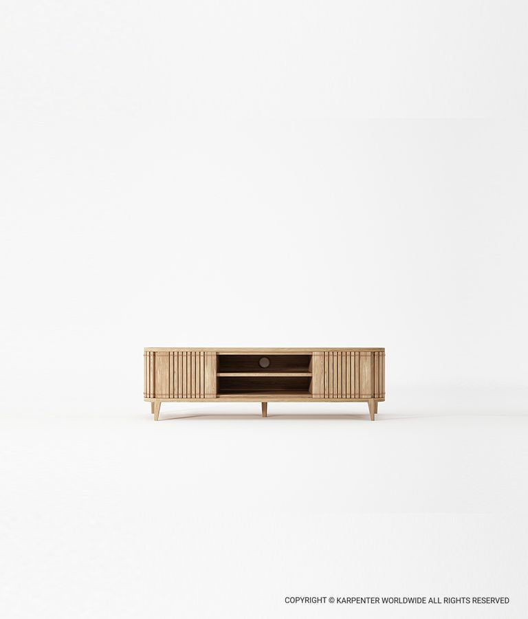 KOPPAR Media Cabinet w/ 2 Doors & Removable Shelf