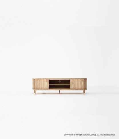 KOPPAR Media Cabinet w/ 2 Doors & Removable Shelf