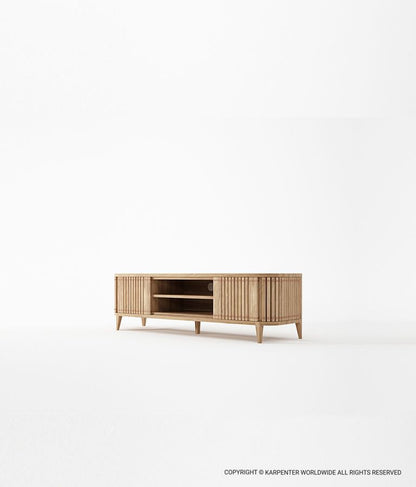 KOPPAR Media Cabinet w/ 2 Doors & Removable Shelf