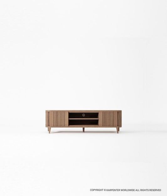 KOPPAR Media Cabinet w/ 2 Doors & Removable Shelf