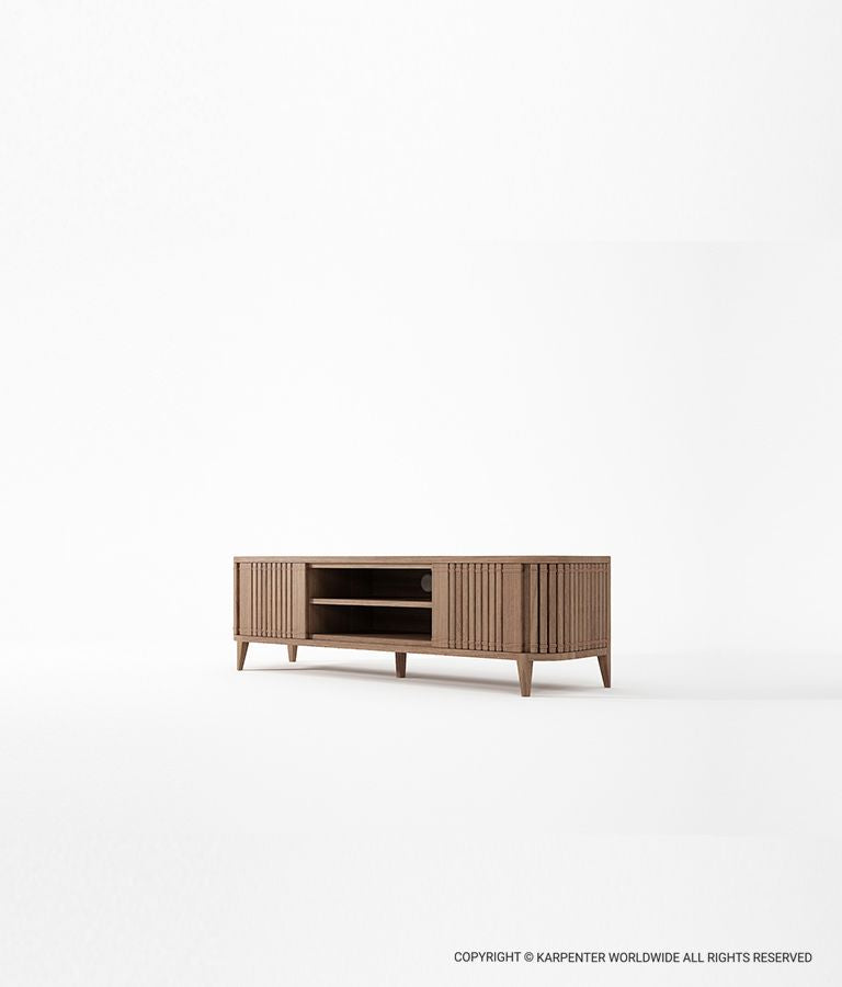KOPPAR Media Cabinet w/ 2 Doors & Removable Shelf