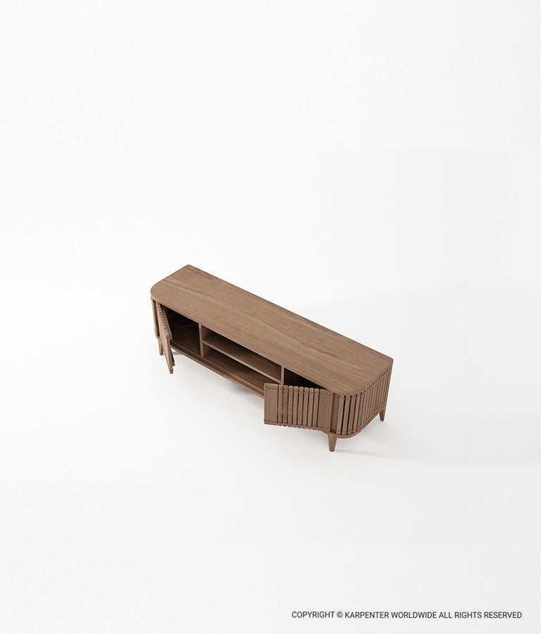 KOPPAR Media Cabinet w/ 2 Doors & Removable Shelf