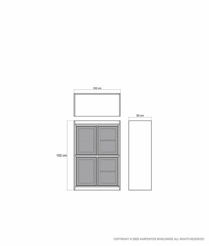 ROOTS Cupboard w/ 4 Doors