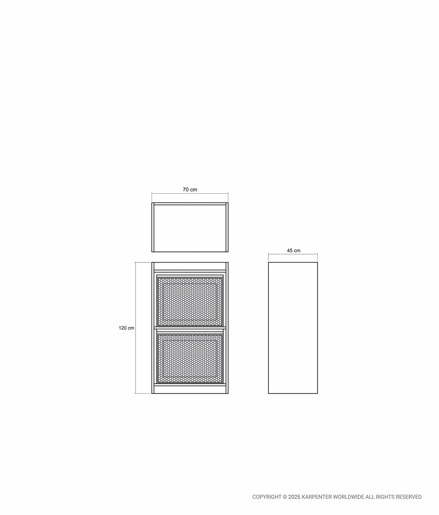 ROOTS Vertical Sideboard