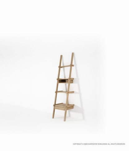 SIMPLYCITY Ladder Shelves w/ Drawer & Niche