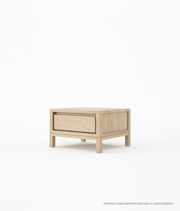 SOLID Bedside Table w/ Drawer