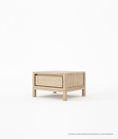 SOLID Bedside Table w/ Drawer