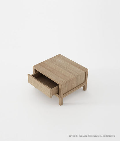 SOLID Bedside Table w/ Drawer