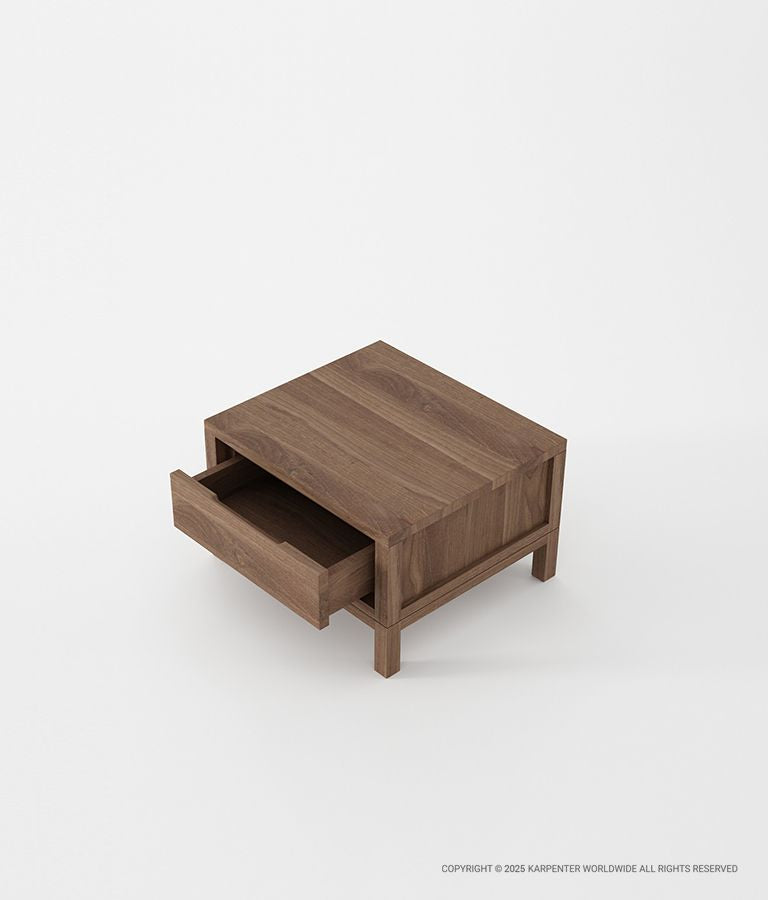 SOLID Bedside Table w/ Drawer