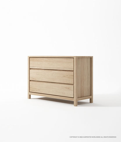 SOLID Chest w/ 3 Drawers