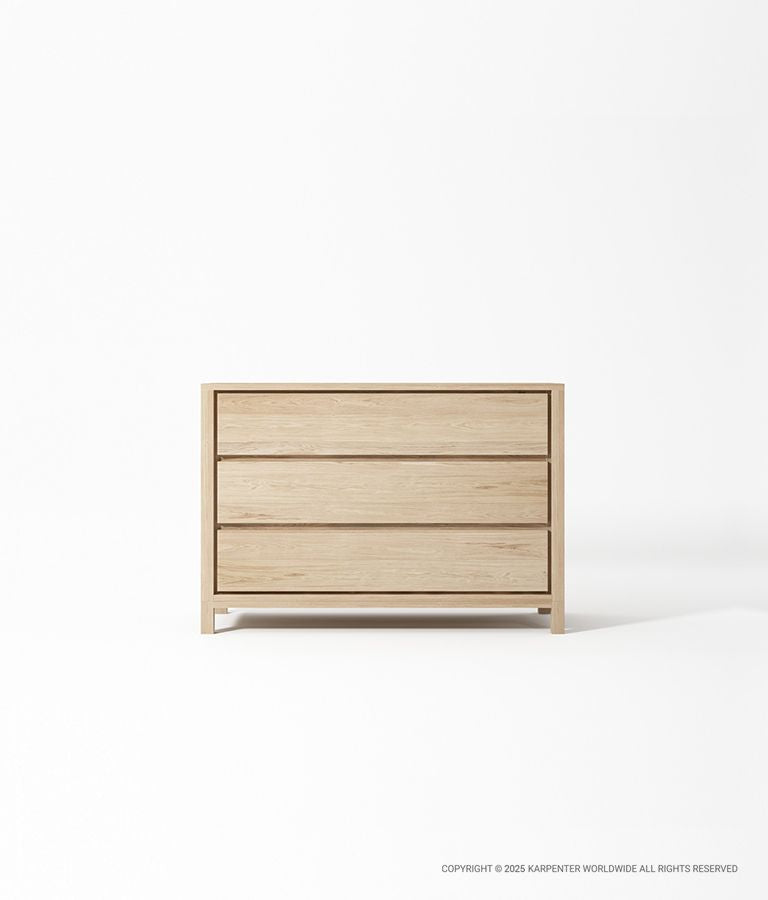 SOLID Chest w/ 3 Drawers