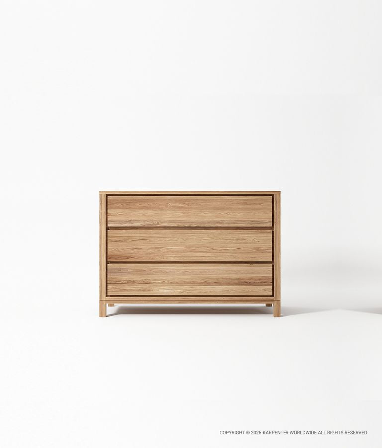SOLID Chest w/ 3 Drawers