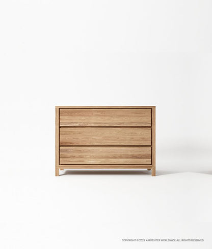 SOLID Chest w/ 3 Drawers