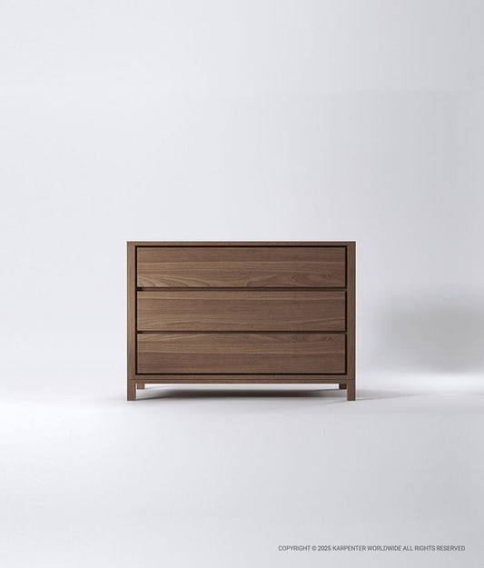 SOLID Chest w/ 3 Drawers