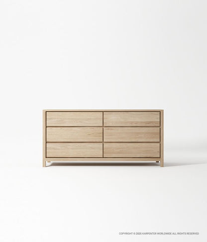 SOLID Chest w/ 6 Drawers