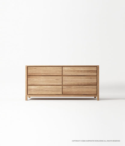 SOLID Chest w/ 6 Drawers