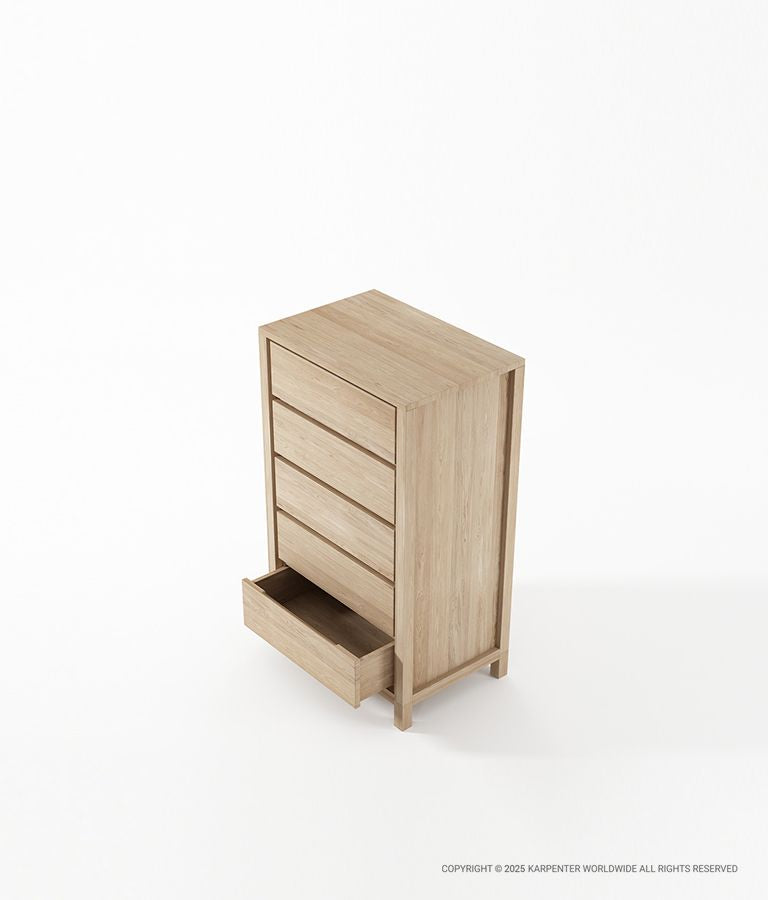 SOLID Tall Boy w/ 5 Drawers