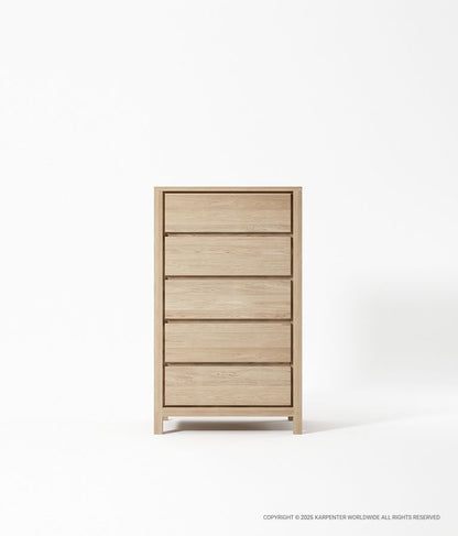 SOLID Tall Boy w/ 5 Drawers
