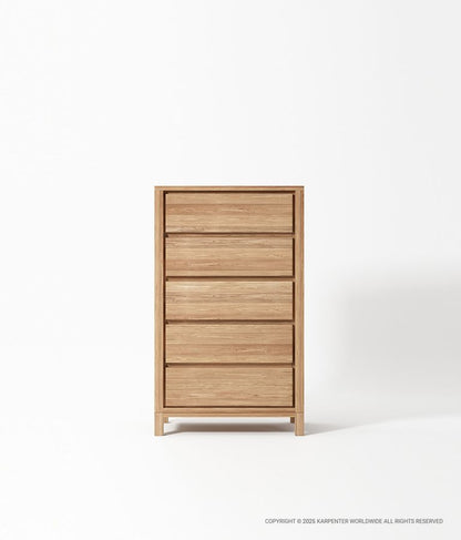 SOLID Tall Boy w/ 5 Drawers