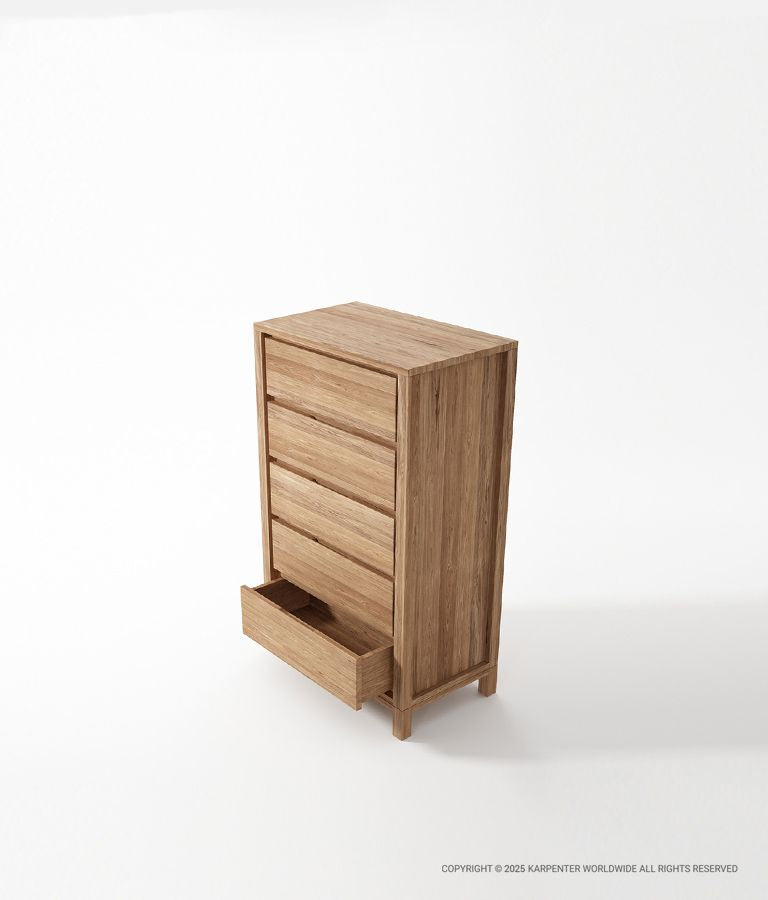 SOLID Tall Boy w/ 5 Drawers