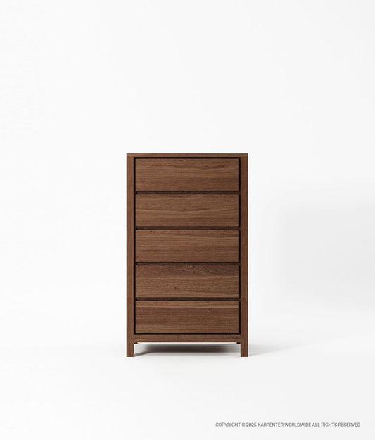 SOLID Tall Boy w/ 5 Drawers