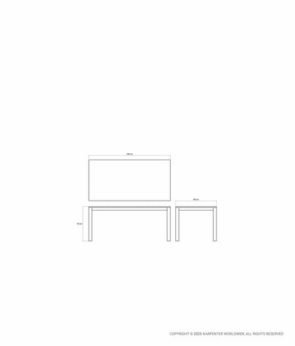 SOLID Rectangular Dining Table 180