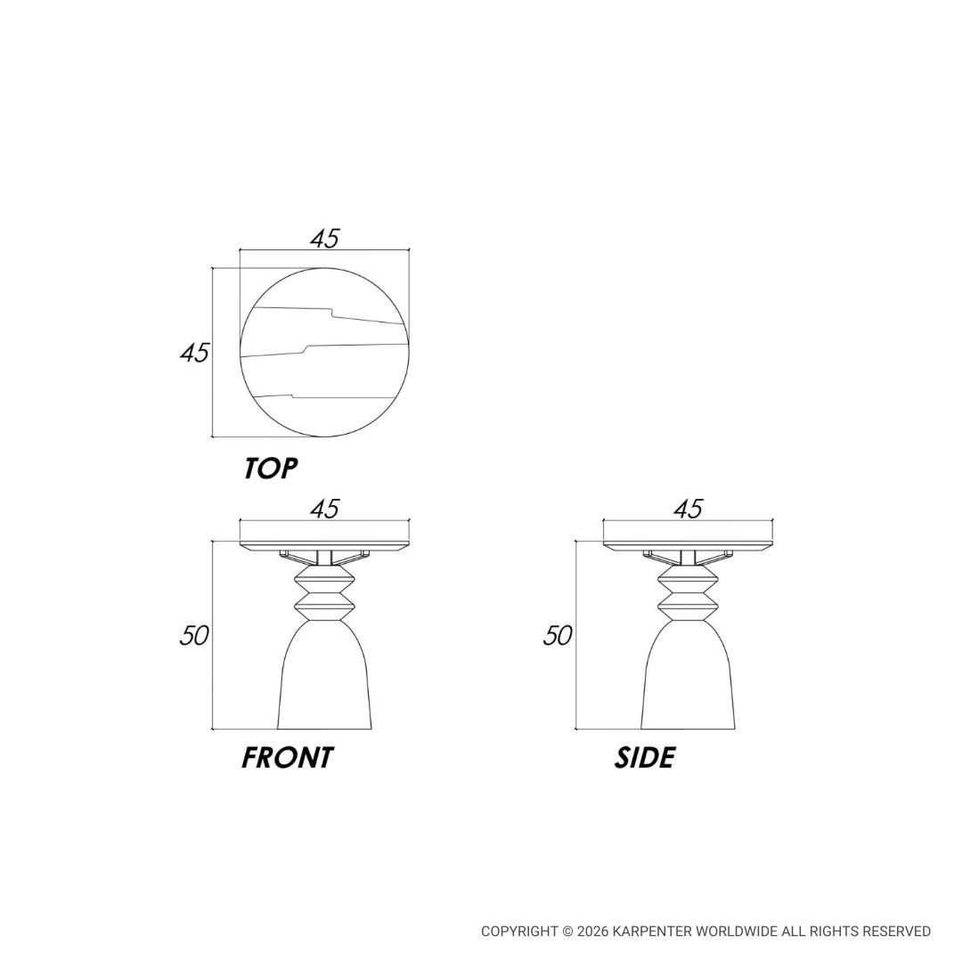 STACCATO Round Side Table