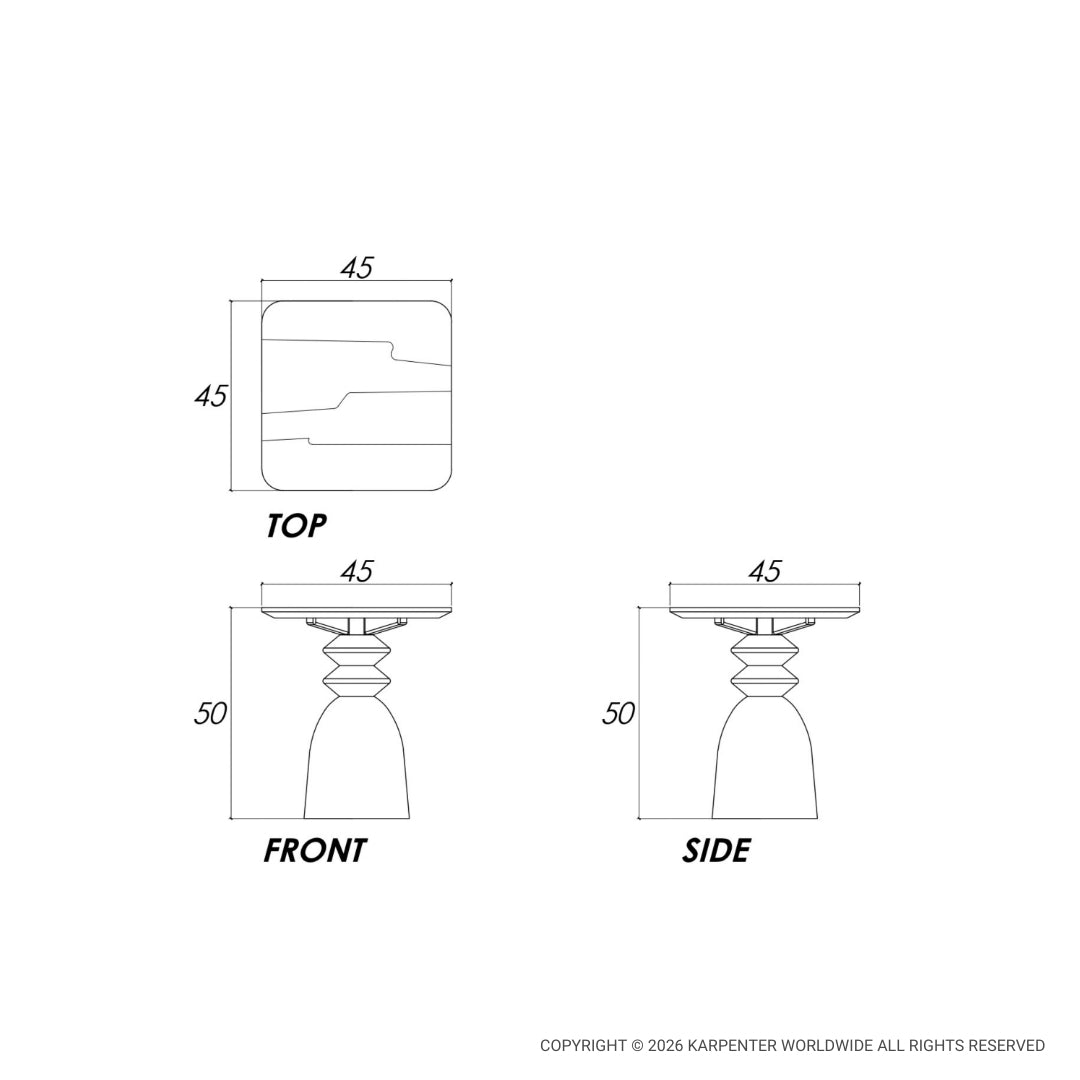 STACCATO Square Side Table