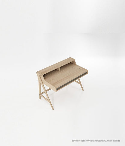 TRIBUTE Desk Table w/ Drawer & Niches