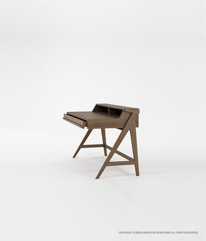 TRIBUTE Desk Table w/ Drawer & Niches