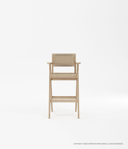 TRIBUTE Bar Stool w/ Natural Paper Cord