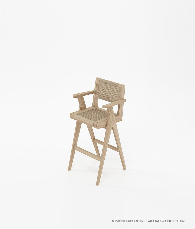 TRIBUTE Bar Stool w/ Natural Paper Cord